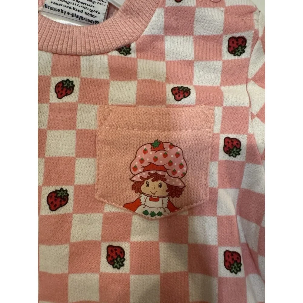 Strawberry Shortcake Infant Girls 2-Piece Top Pants Set 6 Months Pink NEW
